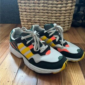 DONATING NEXT WEEK! Adidas originals Yung-96 Green Gold Red Sneakers!